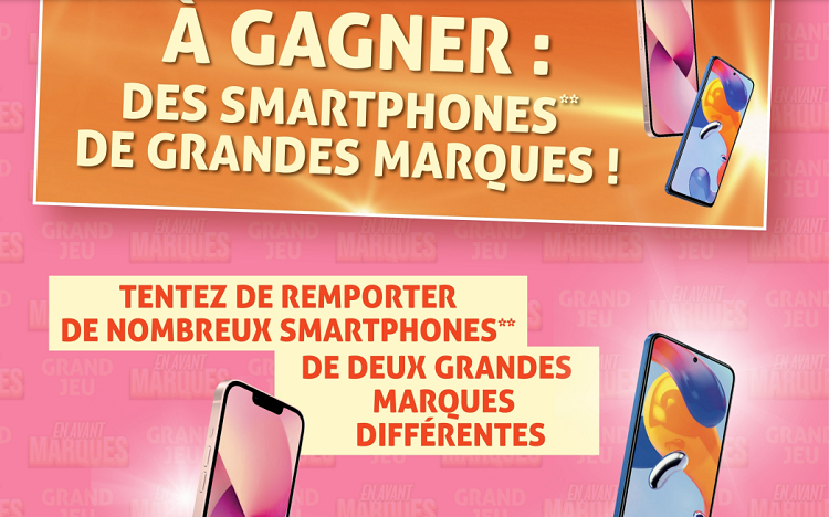 Votre CODE www.en-avant-marques.fr Leclerc : gagne ton smartphone !